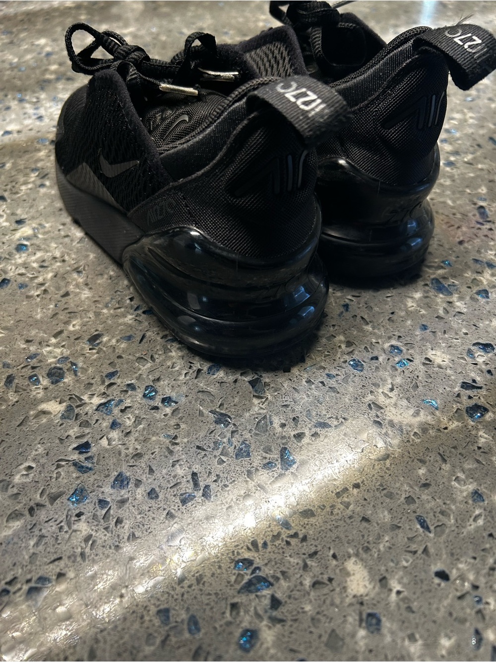 Nike Kids' All-Black Air Max Low-Top Sneakers